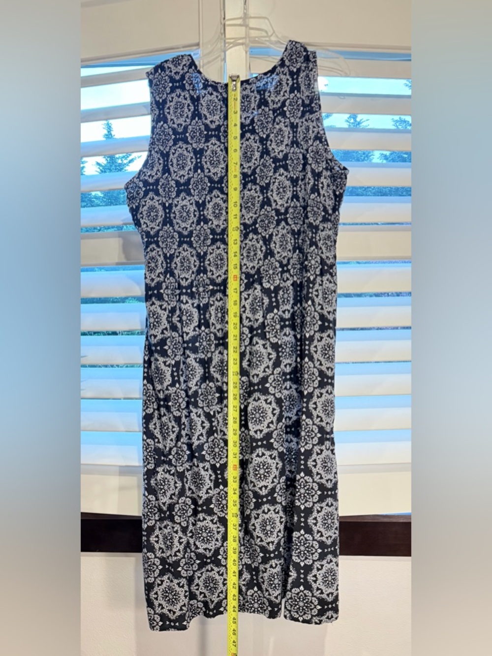Croft & barrow Black and White Smocked Dress